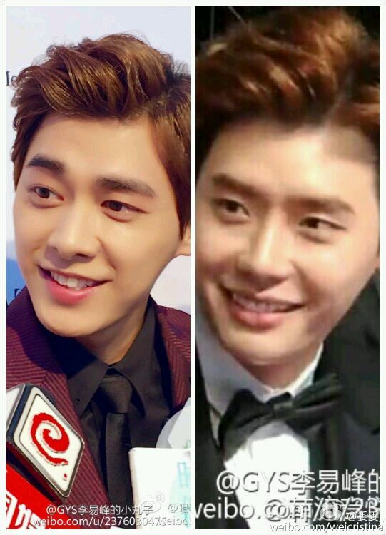 李钟硕和李易峰翻版男生,李钟硕李易峰像吗