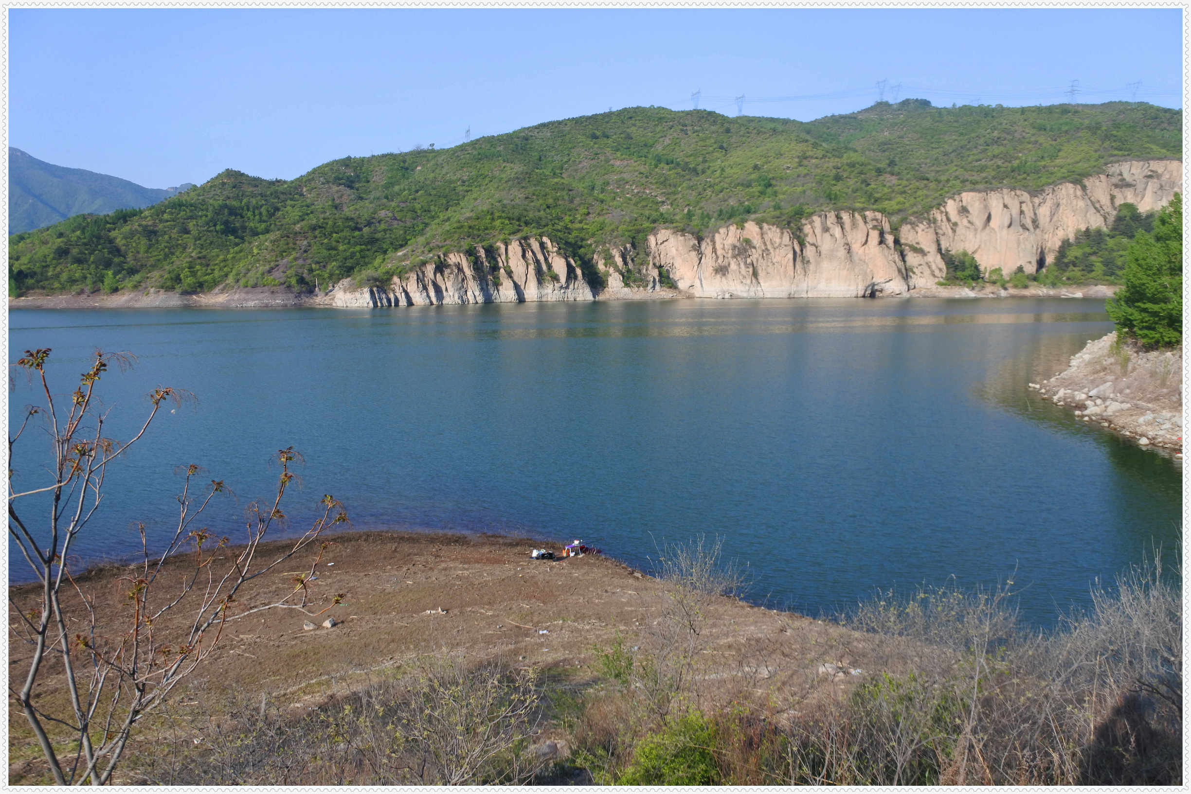 畅享春色京北水库激战黄金野鲤