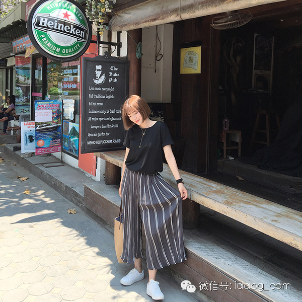 短袖长裤搭配潮流,短袖长裤的搭配