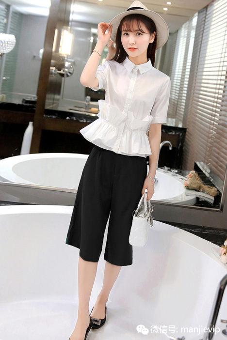 夏季慵懒风宽松韩版外穿百搭上衣 (韩版宽松bf慵懒风百搭t恤上衣)