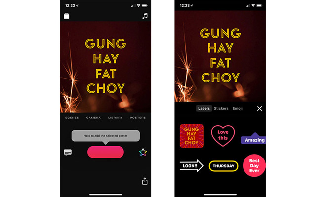 苹果短视频Clips添加春节贴纸/任天堂首款手游将停止运营/全国手机跑电关机预警图发布｜灵感早读
