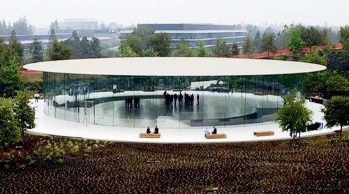 威特Luna圆弧门系统入驻新苹果总部