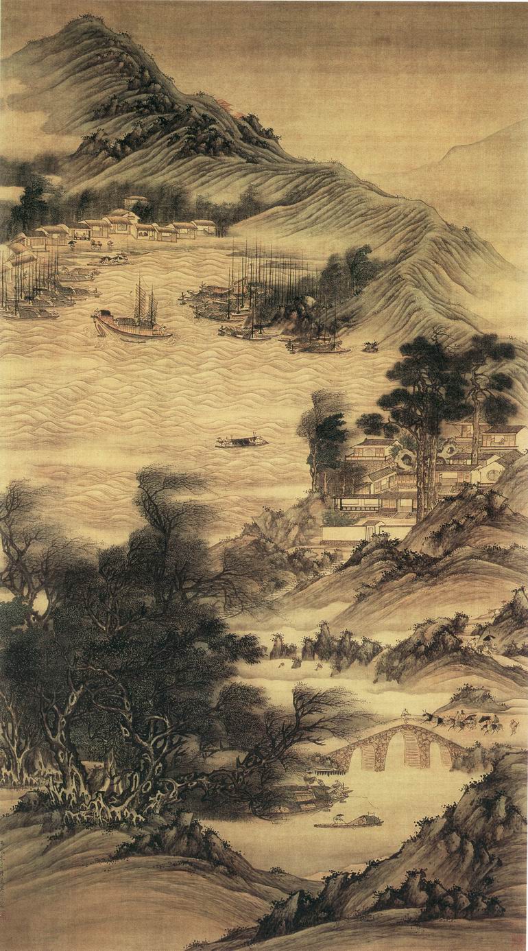 清代山水画图片大全曝光,清代山水画真迹图片