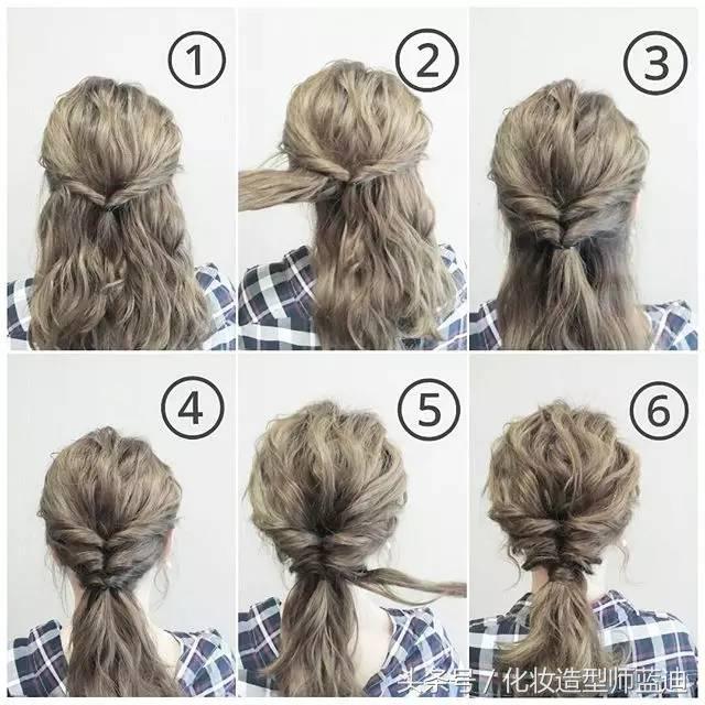 不烫不染怎么弄发型,不烫头发教程