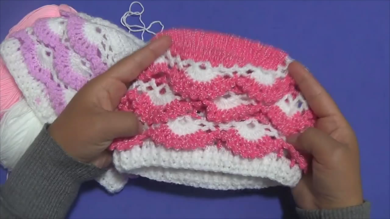 钩织DIY，教你如何利用毛线针织编织一顶可爱的帽子，简单易学