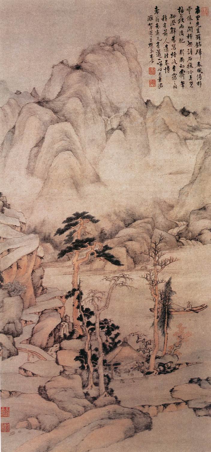 清代山水画图片大全曝光,清代山水画真迹图片