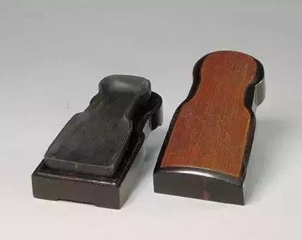 故宫博物院藏乾隆御用朱批砚,故宫博物院藏乾隆御用朱批紫砂砚