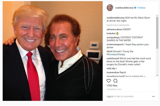 美国“赌王”因性丑闻从共和*党**离职，特朗普难舍好友