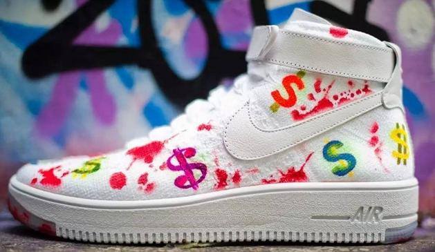 有创意的足球绘画,涂鸦球鞋足球