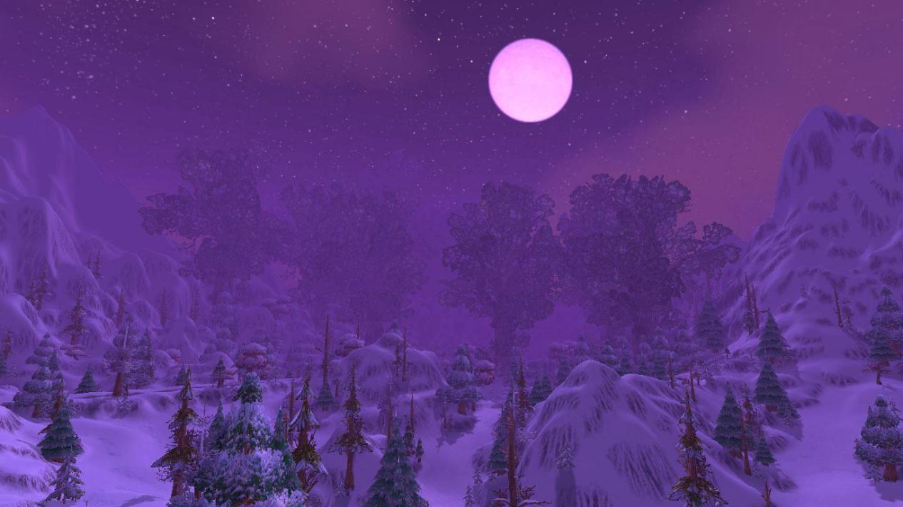 为了一张合影被联盟疯狂追杀!看魔兽中的那些最美雪景