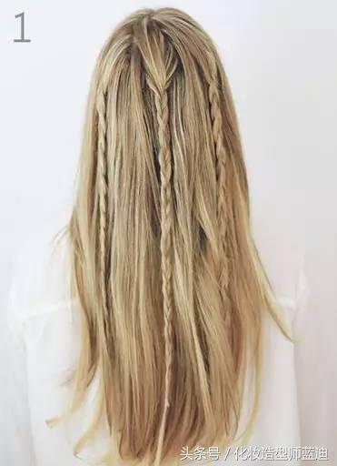 觉得直发好看,直发适合的编发