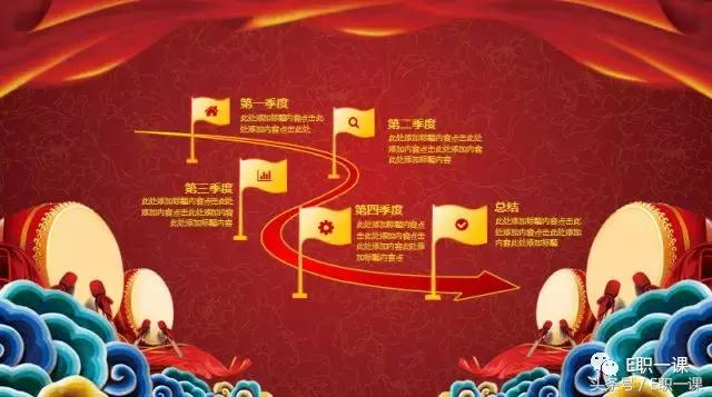 年会好看的ppt背景模板,年会ppt炫酷开场免费模板