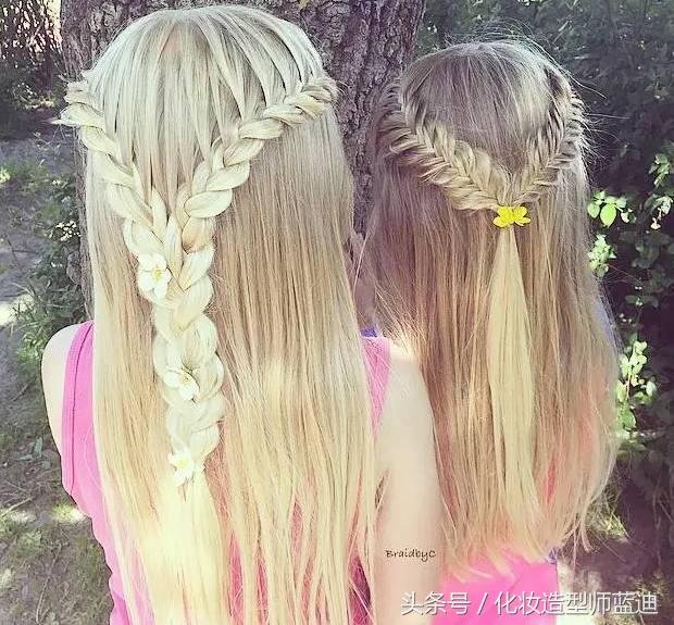 觉得直发好看,直发适合的编发