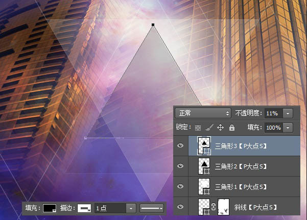 ps星空渐变炫酷海报,ps夜景海报制作教程