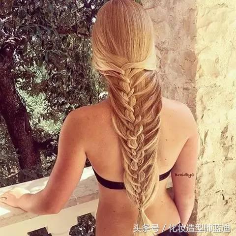 觉得直发好看,直发适合的编发