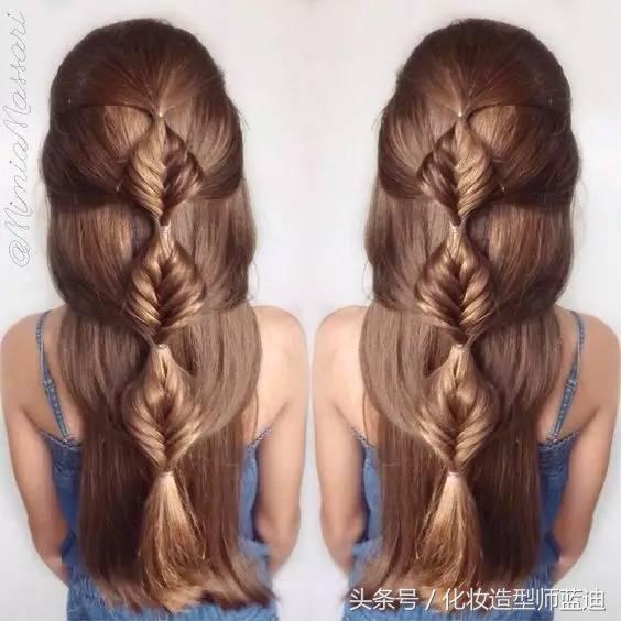 觉得直发好看,直发适合的编发