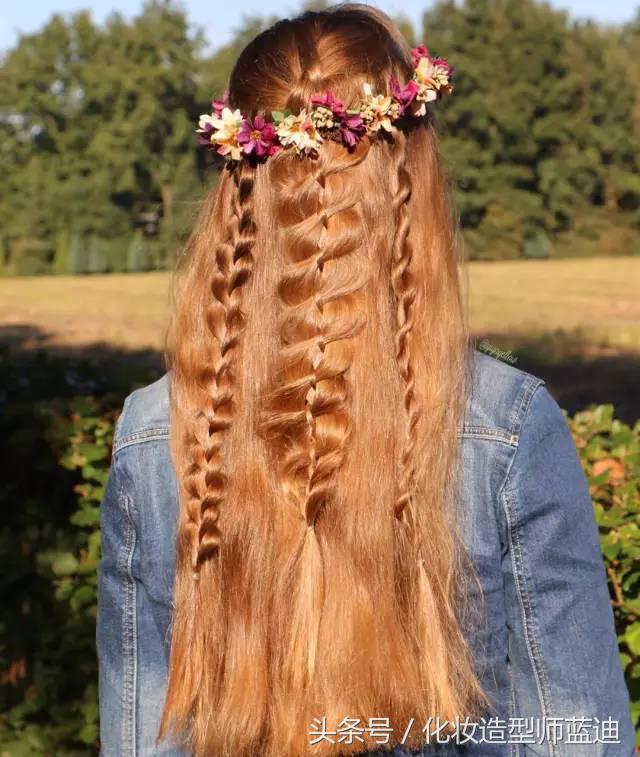 觉得直发好看,直发适合的编发