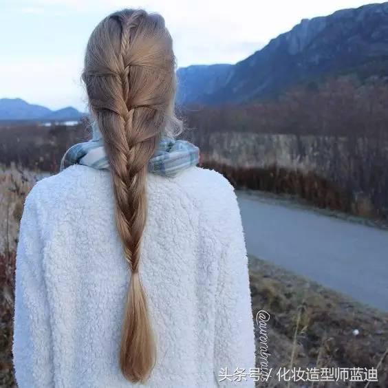 觉得直发好看,直发适合的编发