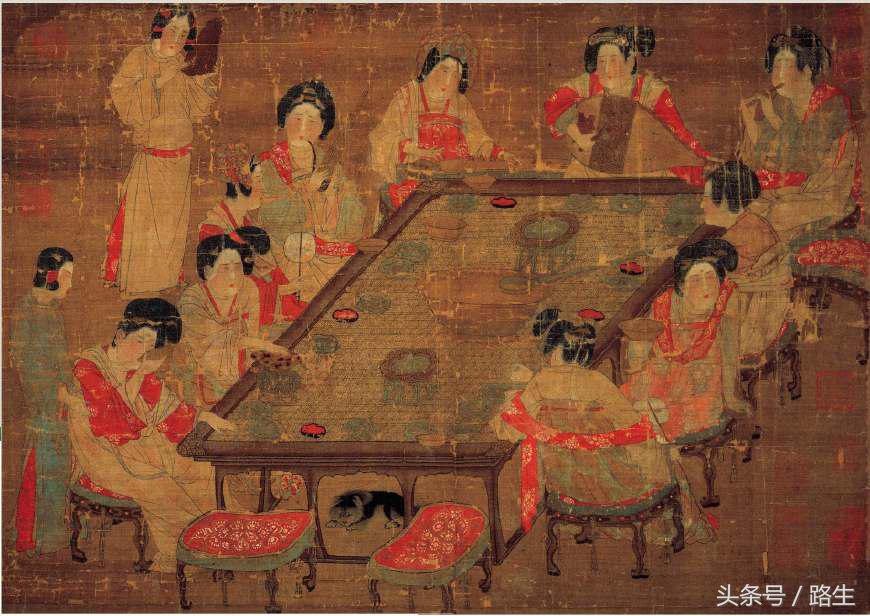 唐朝，夫妻生活象征和谐美好，人们崇尚自然，流行妇女在田地分娩