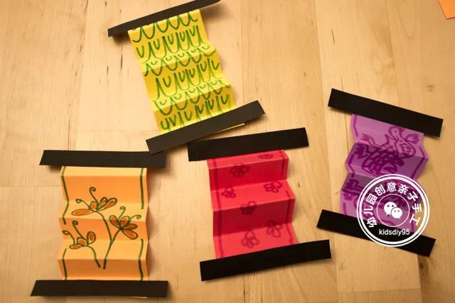 灯笼和鞭炮幼儿园手工,过年鞭炮灯笼幼儿园手工