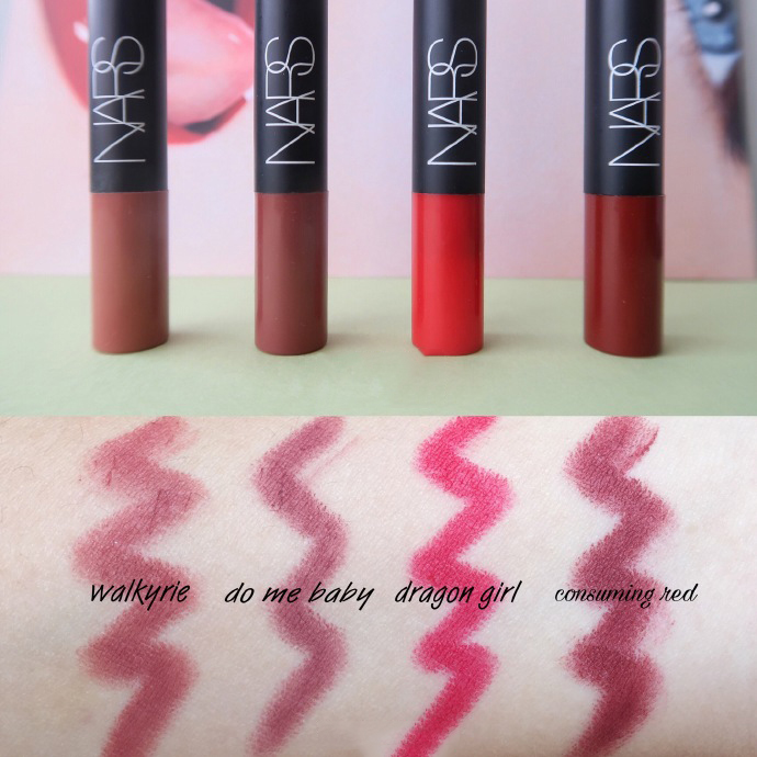 nars适合黄黑皮的裸色口红,nars口红四支