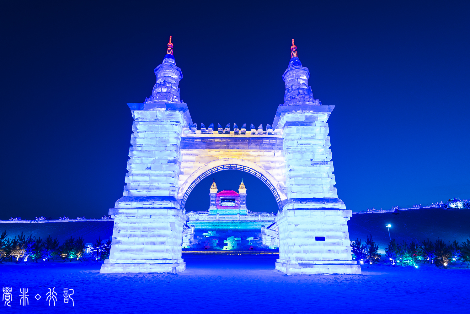 呼兰河口冰雪乐园,呼兰河口湿地公园冰雪世界