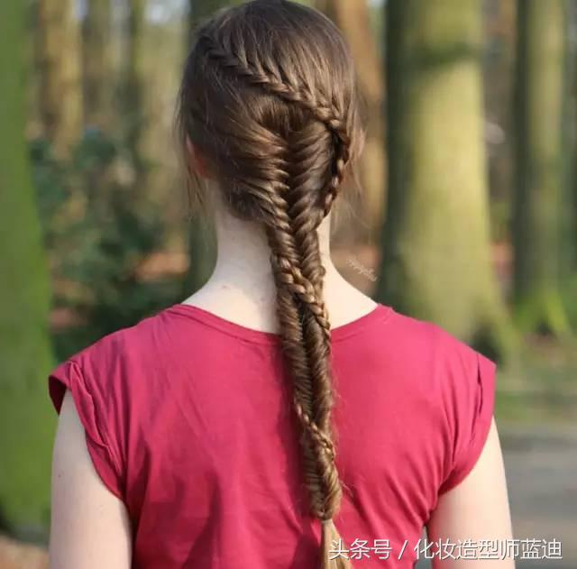 觉得直发好看,直发适合的编发