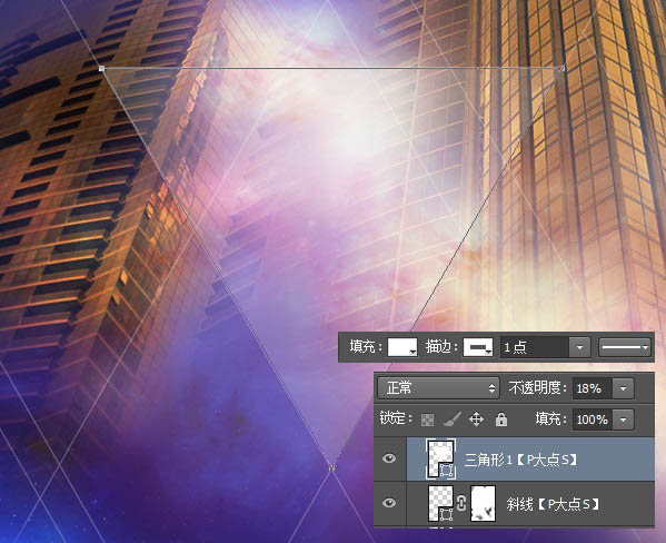 ps星空渐变炫酷海报,ps夜景海报制作教程