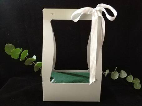 长方形插花篮教程新手入门,初学手提花篮的视频教程