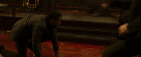 黑豹经典动作双臂交叉原片,黑豹三部经典打斗