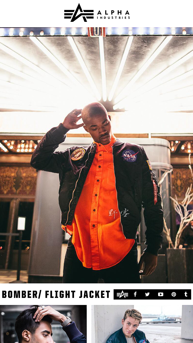 美国进口阿尔法飞行员夹克,alpha夹克是美国的吗