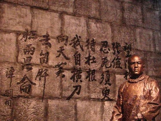 康有为对谭嗣同的挽联,康有为写给谭嗣同的挽联