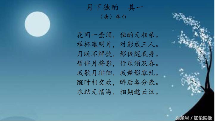 经典绝美的咏月古诗词,描写月的古诗最著名的10首