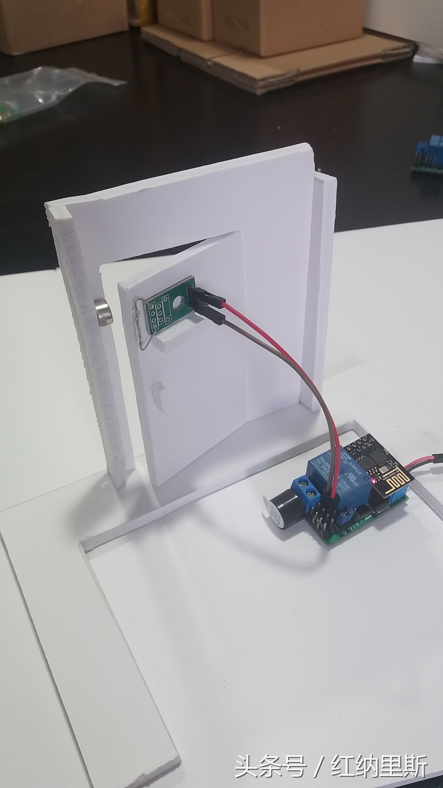 diy远程防盗感应报警器,济南物联网门磁报警器