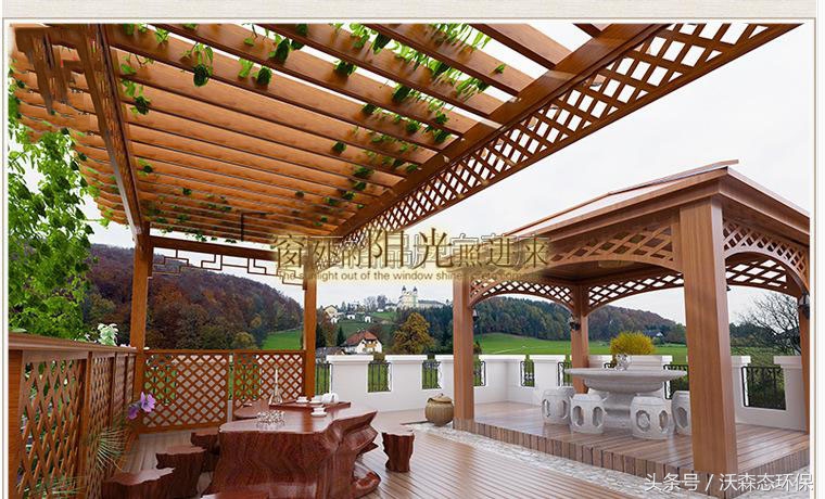 户外阳台铝合金花架,室外多层铝合金花架大全