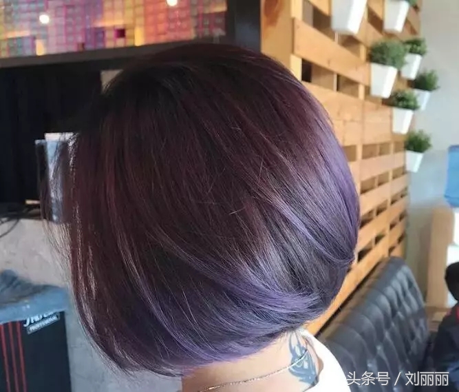 沙宣短发立体内扣发型图片,剪沙宣短发内扣教程