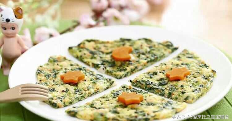 鸡蛋菠菜虾仁饼做法辅食,补钙虾仁豆腐饼