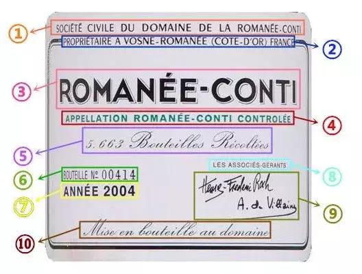 拉菲酒标真假鉴定,拉菲酒标识别图解