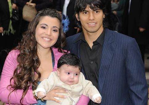 马拉多纳阿圭罗梅西同框,马拉多纳的女婿阿圭罗