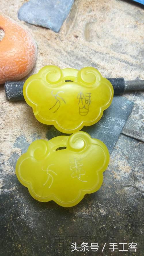 手工雕刻金锁,自学雕刻如意锁最简单的图纸