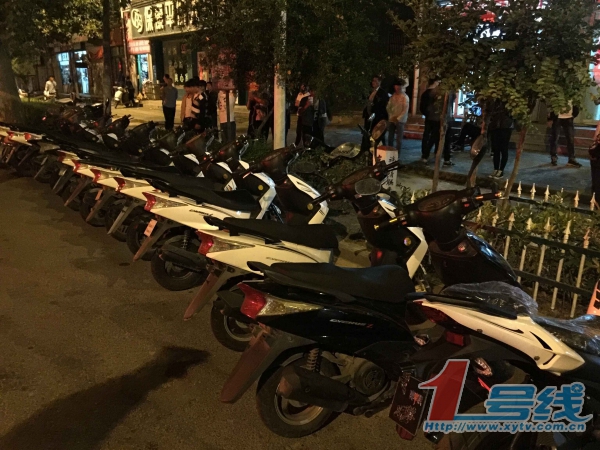 新县“野摩”上演“速度与激情”深夜被查
