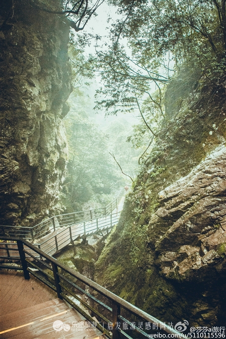 人间仙境神仙居,雨中仙境美景