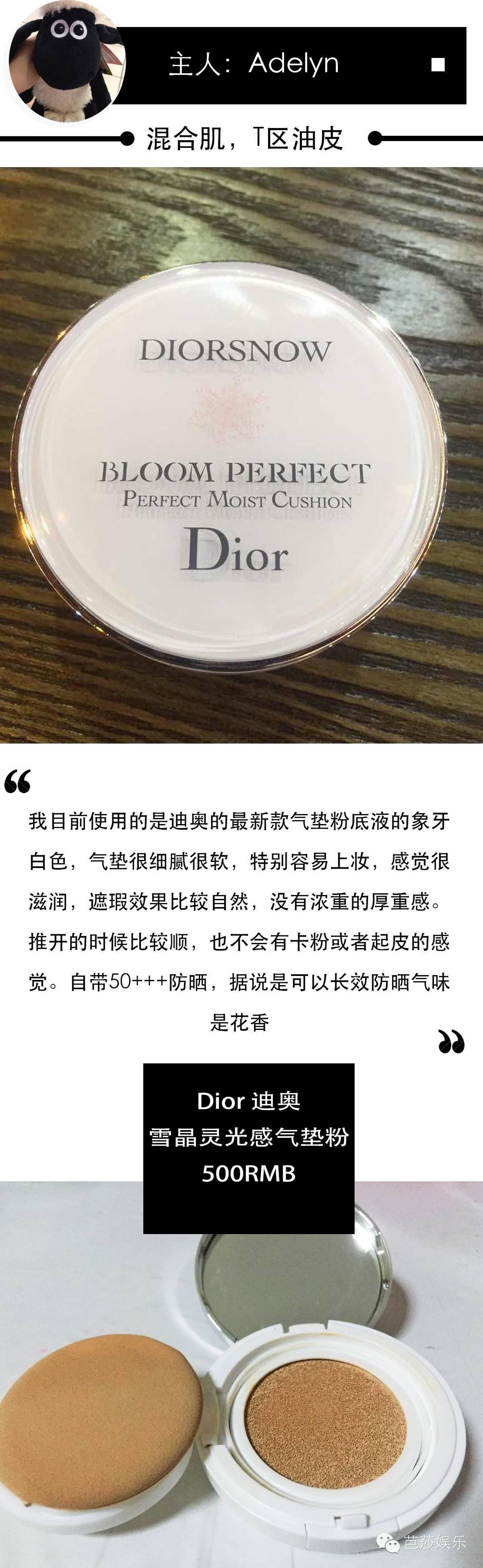 适合油皮混油皮的大牌气垫,适合干皮气垫bb推荐