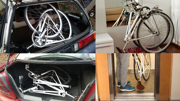 折叠自行车让骑行成为一种生活,折叠自行车一键折叠