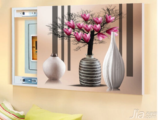 配电箱在墙下部怎么装饰,小区户外配电箱装饰效果图