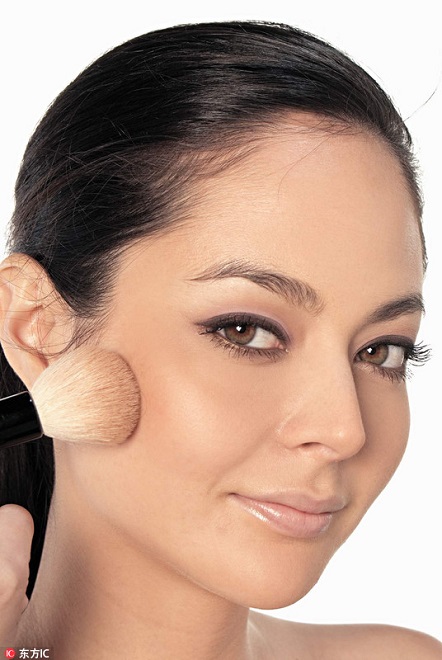 杨幂面部高清大图,杨幂高光修容