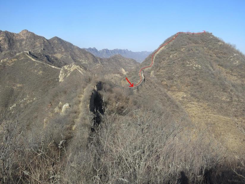 铁门关大刀园,锥子山长城穿越