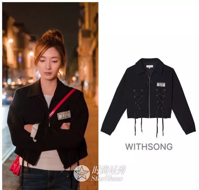 江疏影在恋爱先生里的穿搭,江疏影条纹衬衫穿搭