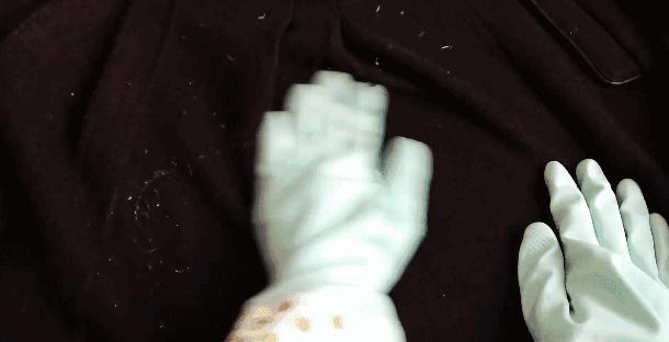 衣服粘毛不用买滚刷教你一招,衣服粘毛怎么处理不用滚筒