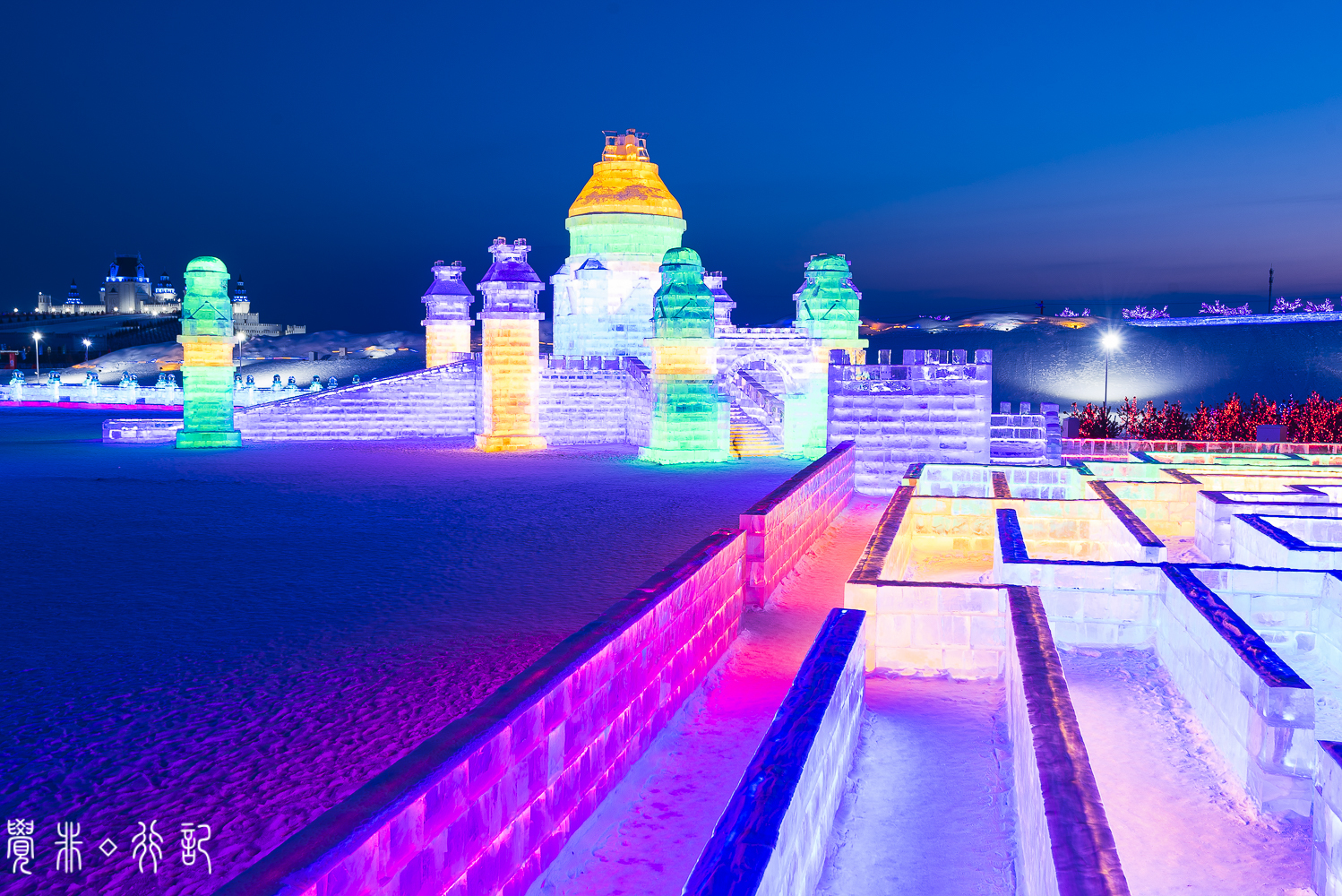 呼兰河口冰雪乐园,呼兰河口湿地公园冰雪世界